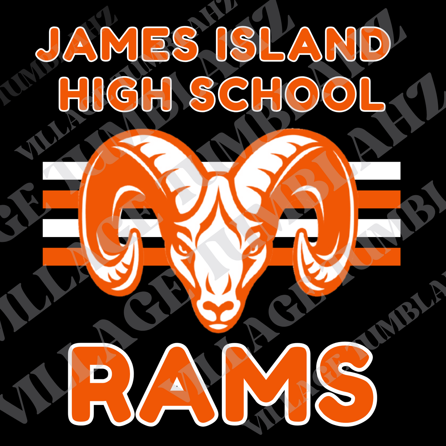 JAMES ISLAND RAMS TSHIRT - CLASS OF 1975