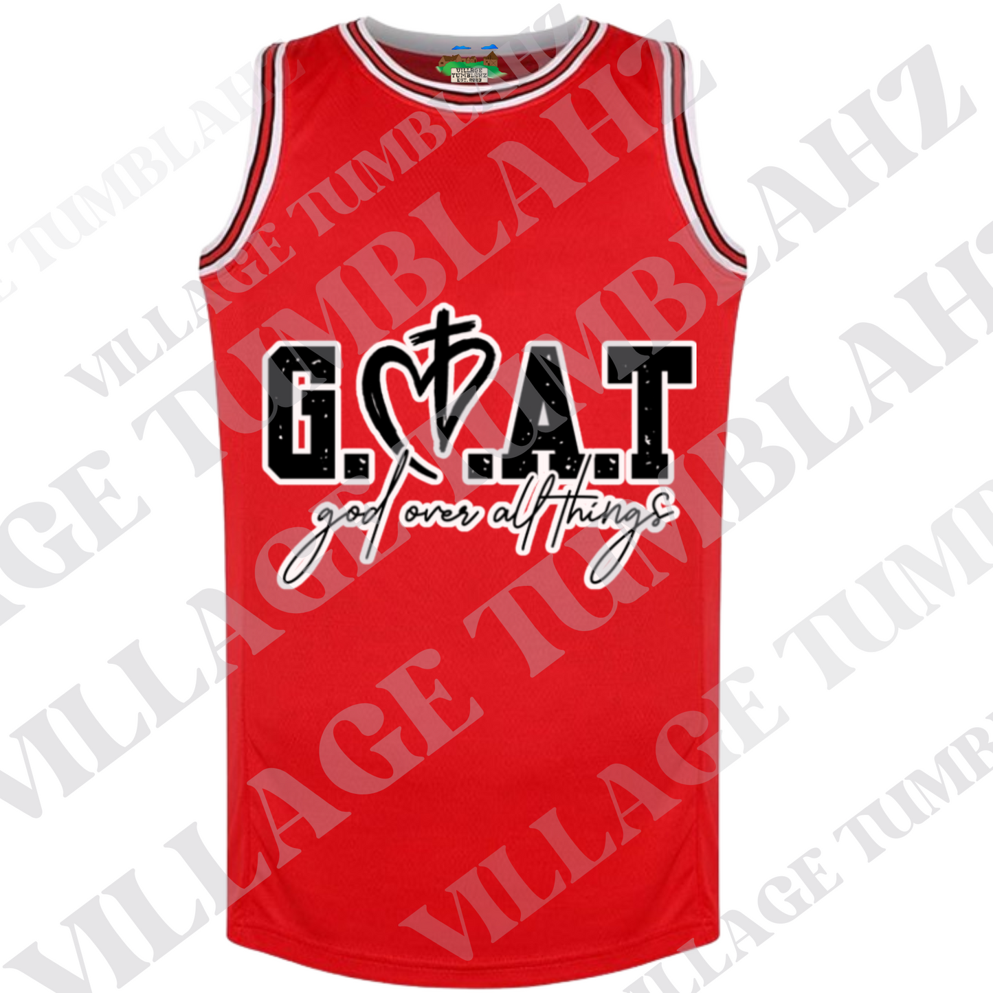 GOAT (GOD OVER ALL THINGS) JERSEYZ