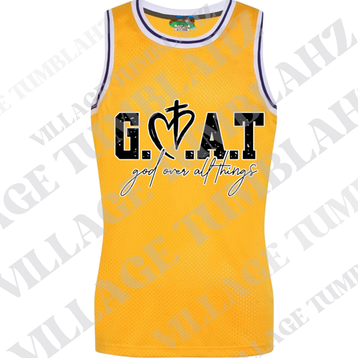 GOAT (GOD OVER ALL THINGS) JERSEYZ