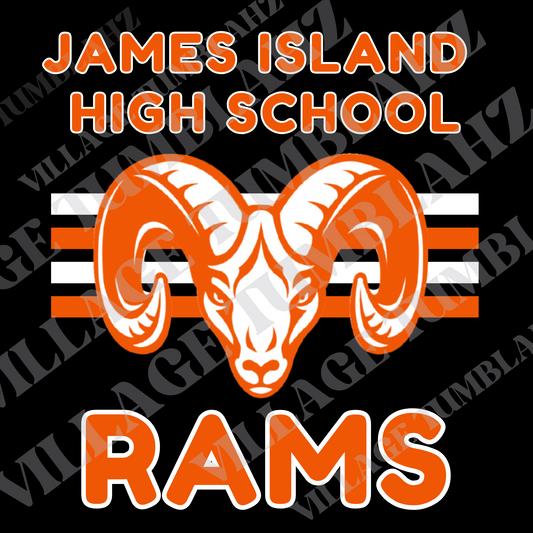 JAMES ISLAND RAMS TSHIRT - CLASS OF 1975