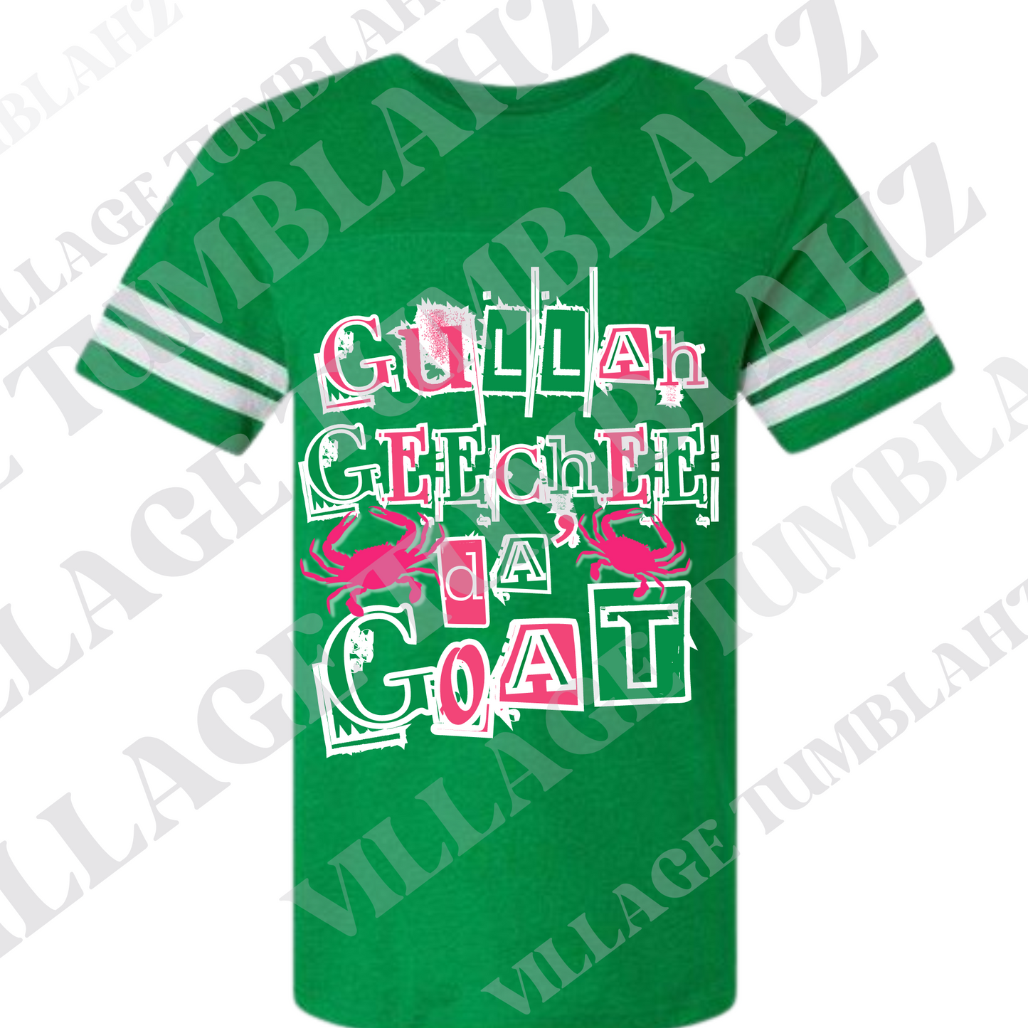 GULLAH GEECHEE DA' GOAT FOOTBALL TSHIRT