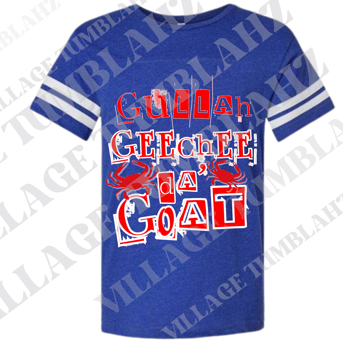 GULLAH GEECHEE DA' GOAT FOOTBALL TSHIRT