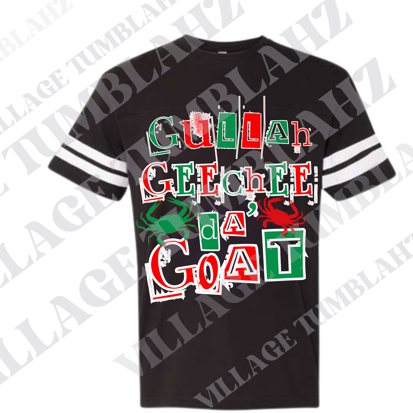 GULLAH GEECHEE DA' GOAT FOOTBALL TSHIRT